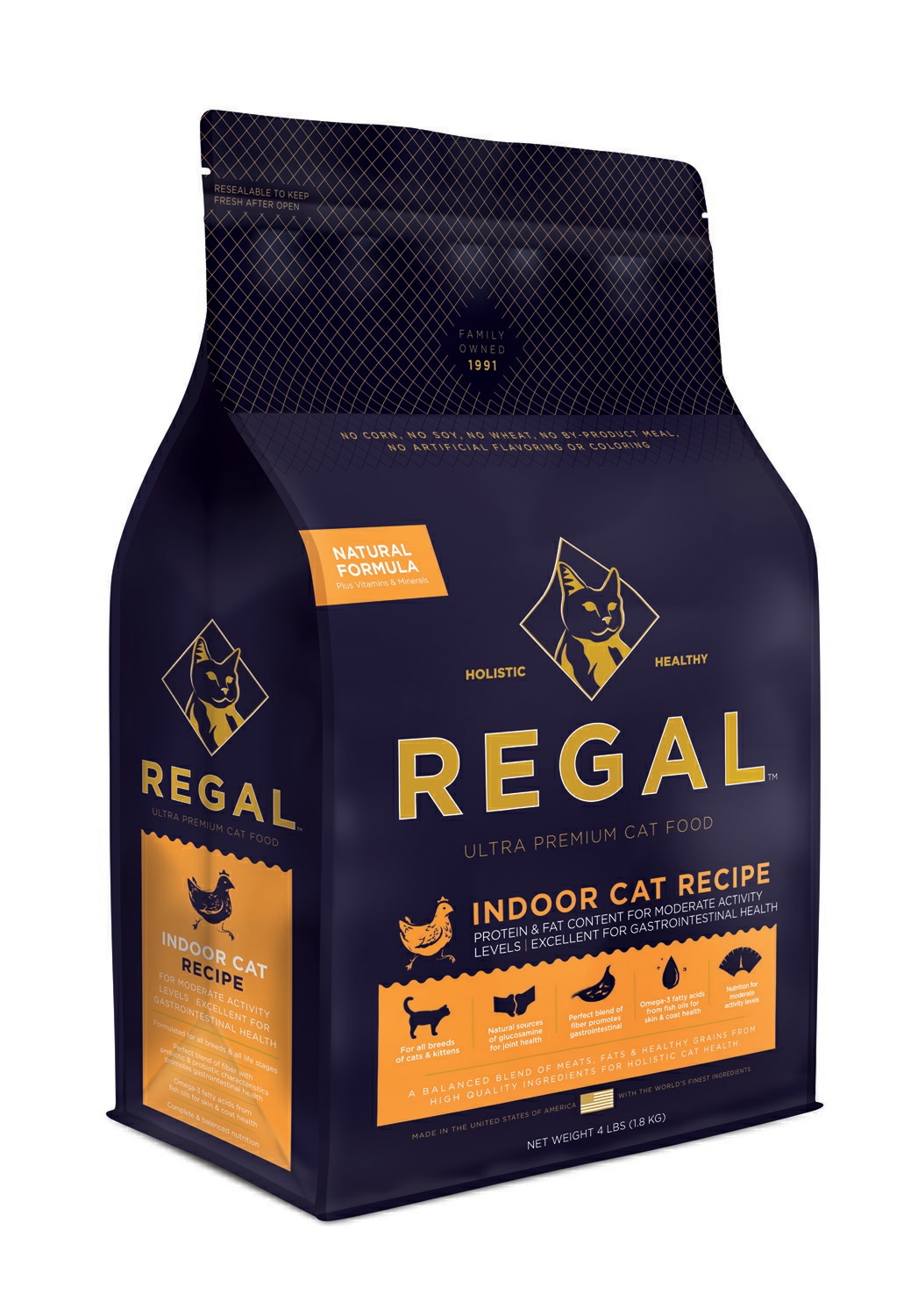 【賞味期限2026年1月1日】REGAL　リーガル　インドアキャットレシピ　1.8kg【キャットフード】【正規品】ドライフード 猫用