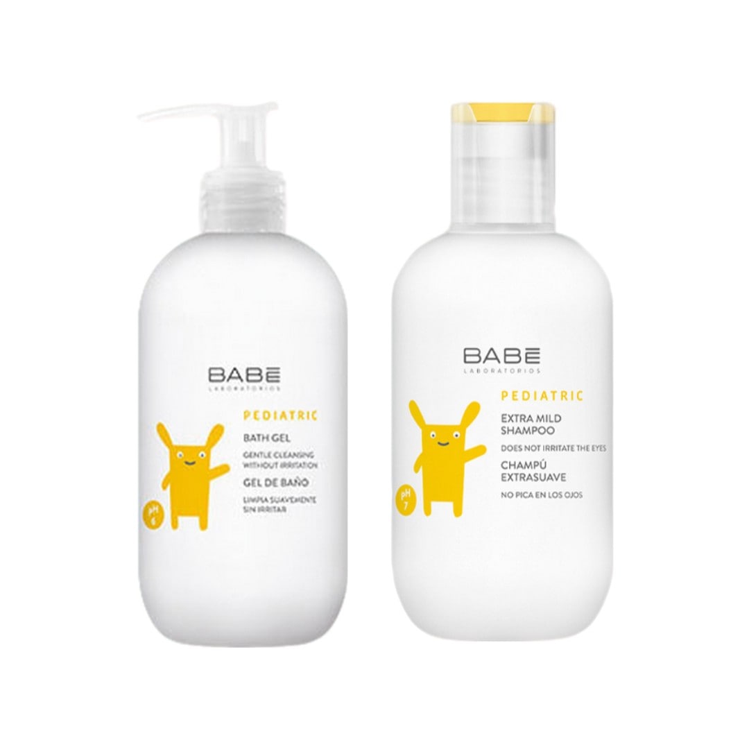 バベ 2点セット ペディアトリックベスジェル500ml＋エクストラマイルドシャンプー200ml