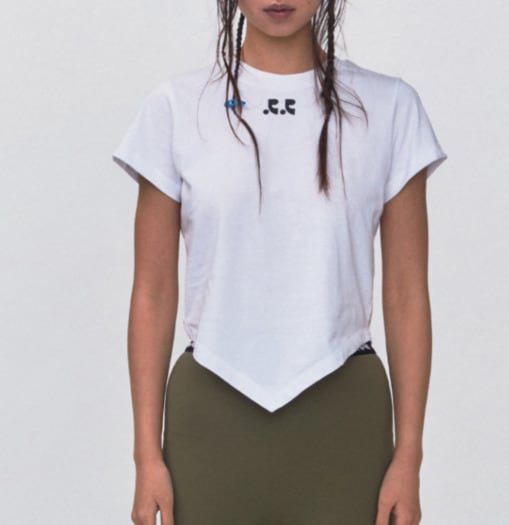 [韓国の人気商品] RR ARROW POINT TOP_WHITE