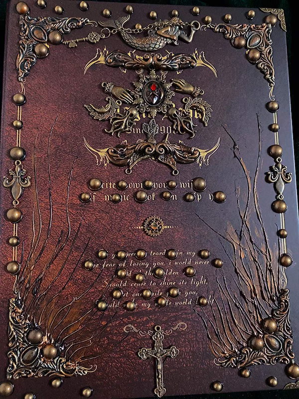 Qoo10] アンティークノート 魔導書 魔法本 洋書