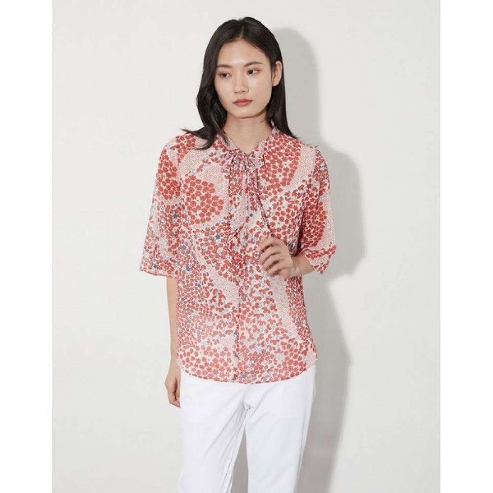 [デイリーリスト] プリントフリルブラウス_MDBNS4M3241