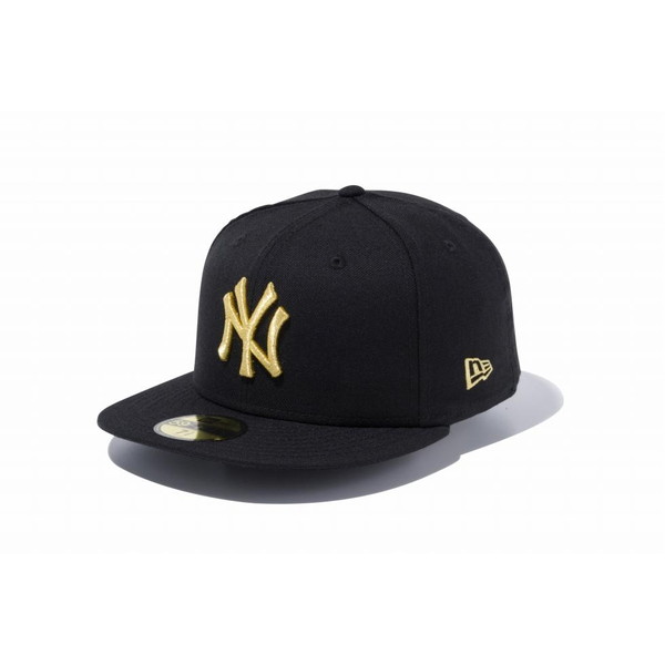 ニューエラ NEW ERA 59FIFTY ニューヨーク・ヤンキース ブラック ゴールド 14525210