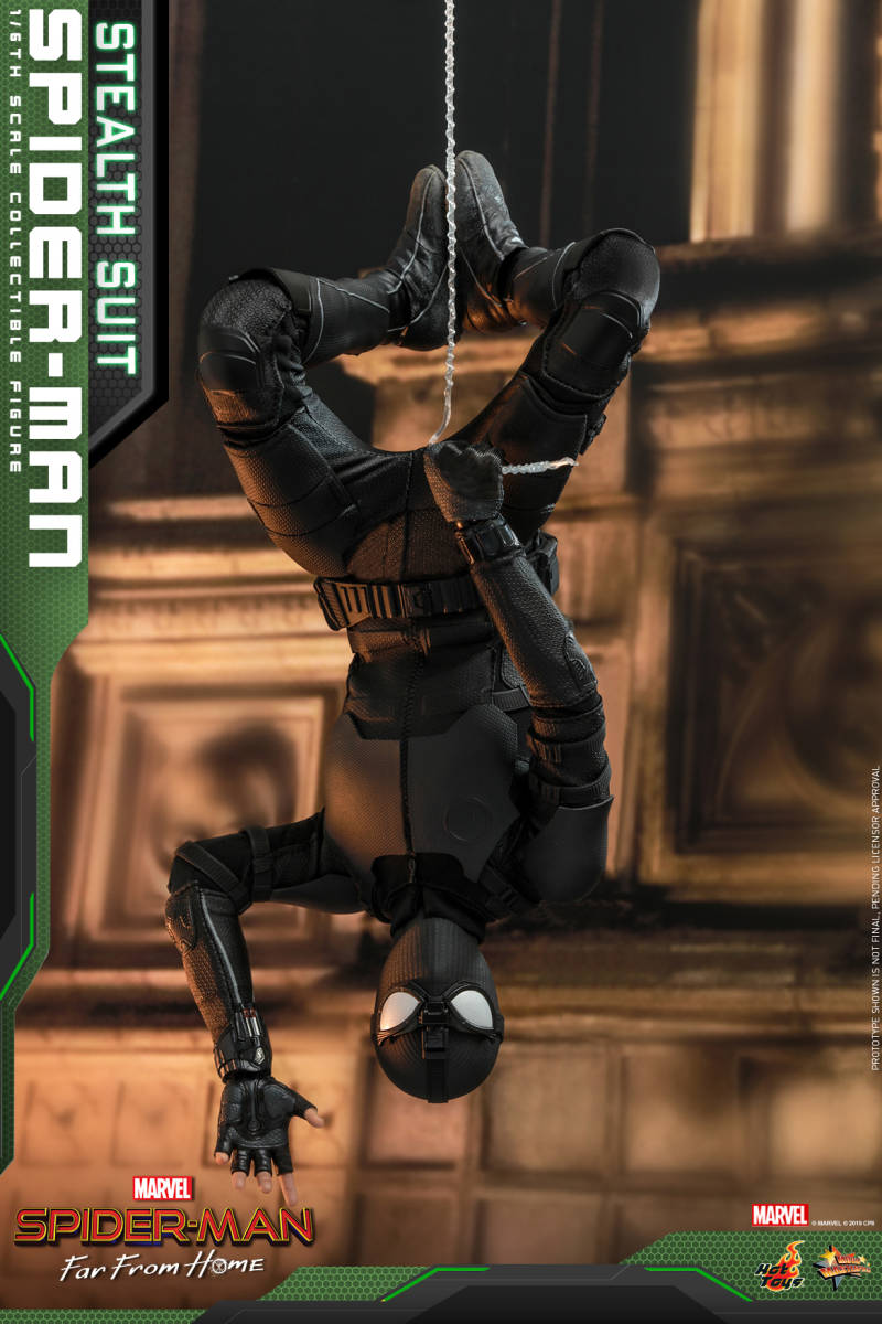 新品未開封 HOTTOYS ホットトイズ 1/6 MMS540『スパイダーマン：ファーフロムホーム』 フィギュア スパイダーマン ステルススーツ アイアンマン