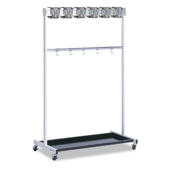 コアラモップハンガー/清掃用品収納 A型 12本掛け 幅93奥行50.5高さ138.3cm 業務用 施設 店舗