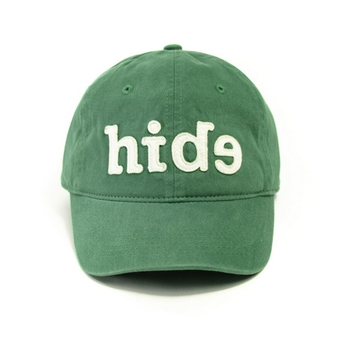 ヒドゥンビハインドhideロゴボールキャップ(GREEN)