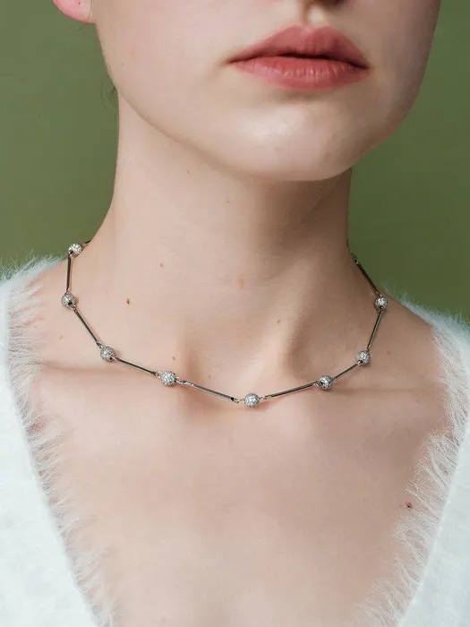 Shiny Balls Necklace 韓国コスメ 韓国ブランド レディースファッション アクセサリー ピアス 指輪 イヤリング 韓国人気 アイドル