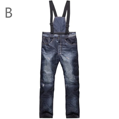 即納可能新作スノーボードウェア　オーバーオールタイプ　スノーパンツ　メンズ　デニムパンツ サロペット スノボウエア　厚手