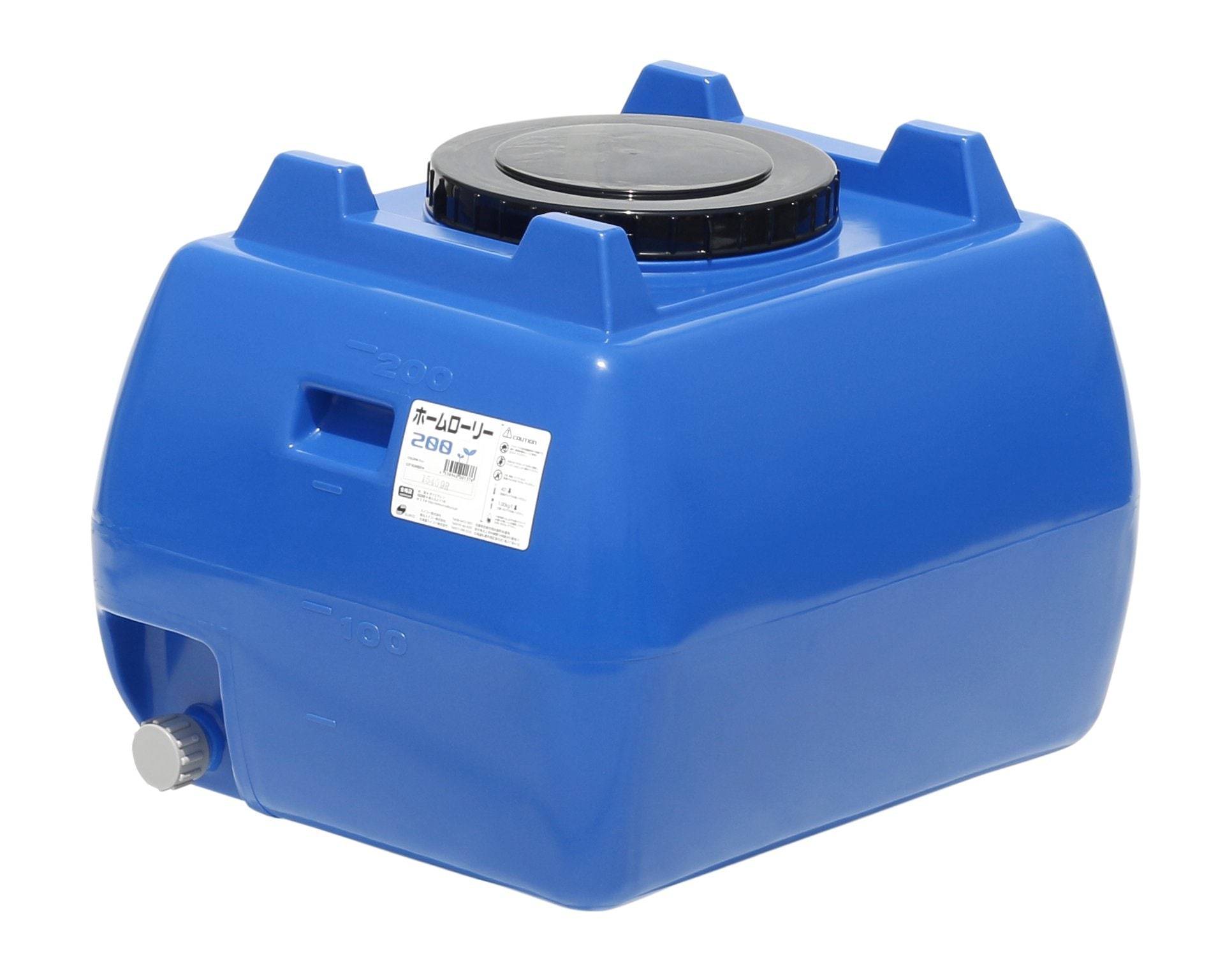 スイコー ホームローリータンク 200L (ブルー)