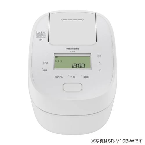 【推奨品】パナソニック SR-M18B-W 可変圧力IHジャー炊飯器 おどり炊き ホワイト