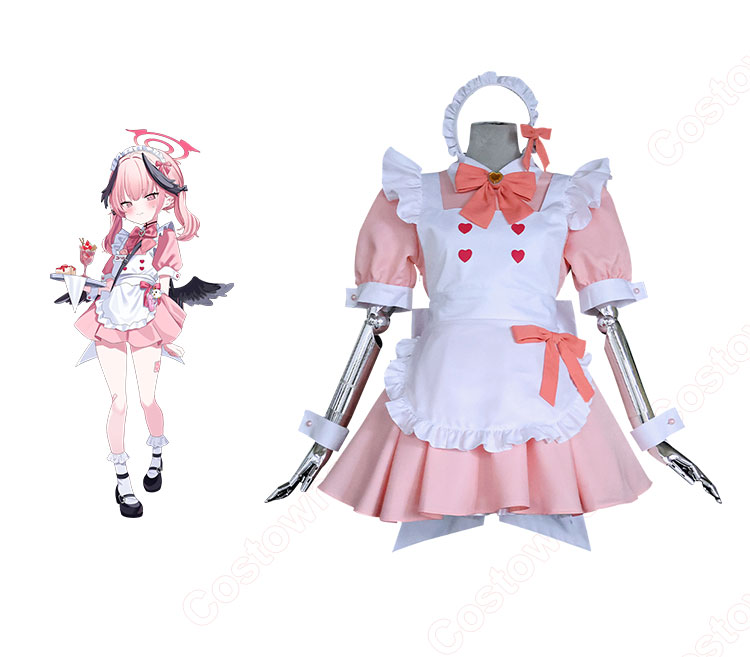ブルーアーカイブ 下江コハル コスプレ衣装 メイド服 オーダメイド可