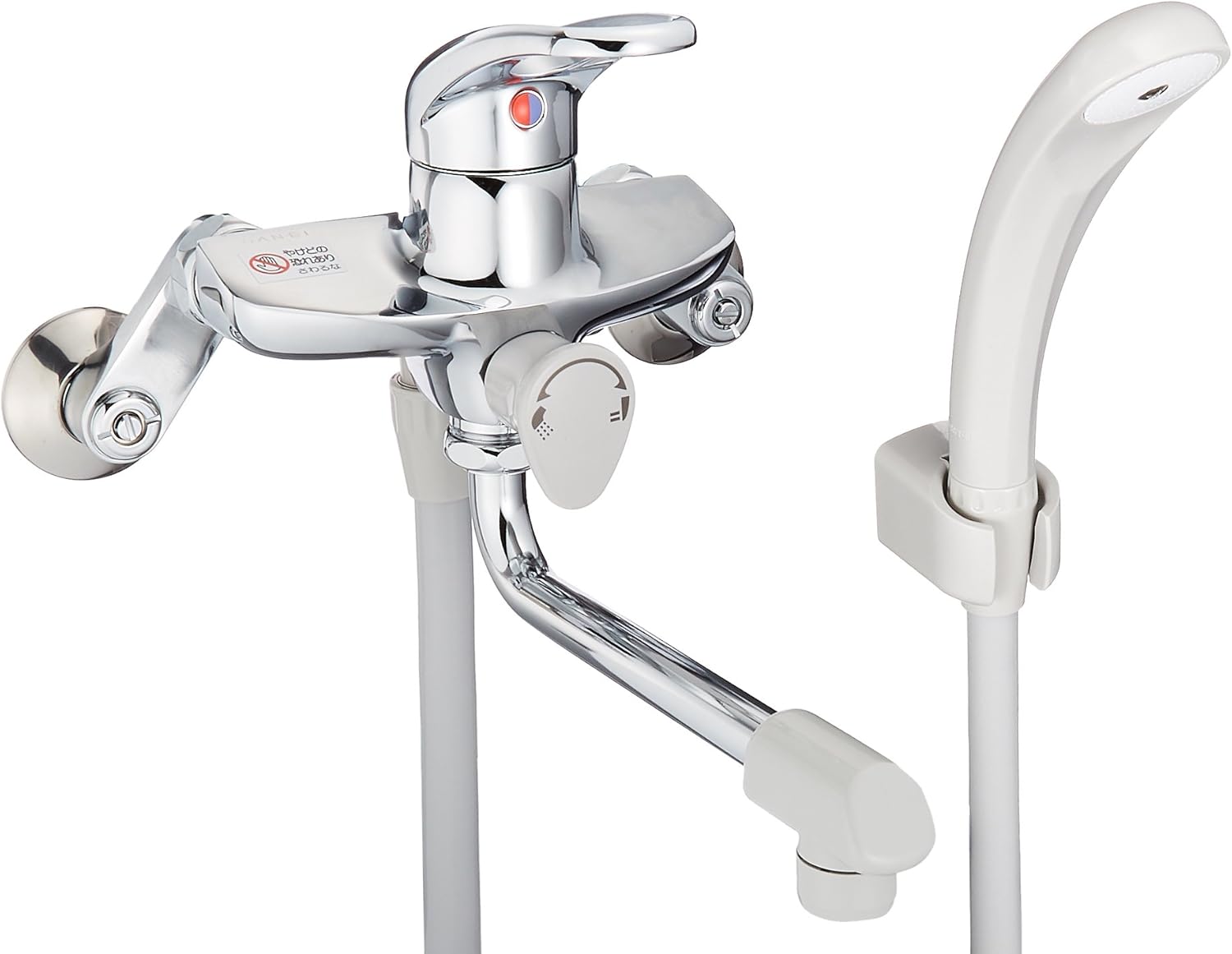 SANEI(サンエイ) シングルシャワー 混合栓 浴室用 パイプ長さ170mm リングレバー 蛇口 浴室水栓 壁付 CSK1710D