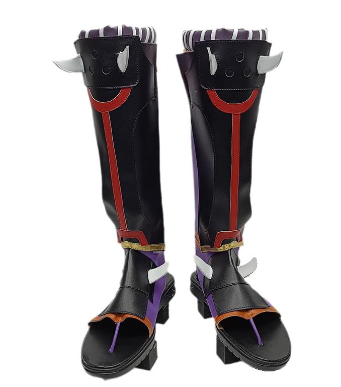 コスプレ靴 荒瀧一斗 あらたきいっと げんしん 原神 靴 ブーツ 下駄 シューズ 長靴 コスプレ クリスマス ハロウィン