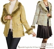 Qoo10] フィンジャガーミンク編み込みストールフリ : レディース服