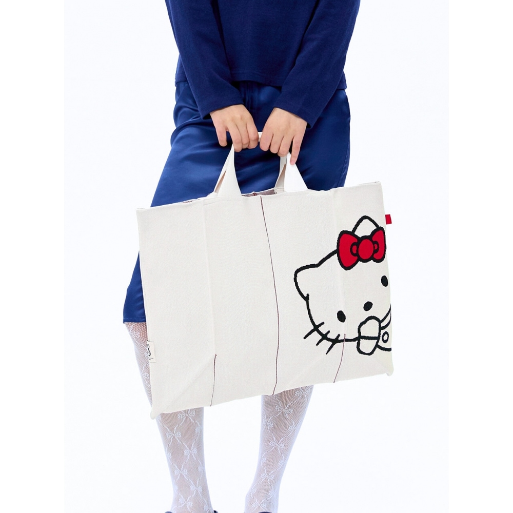 JOSEPH & STACEY ラッキープリーツニット XL ハローキティバニラ