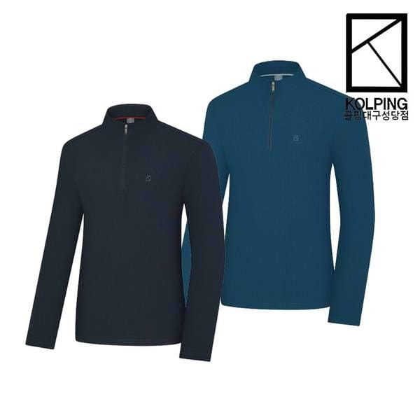 春夏 初夏 男性 涼しい肌触りのダイマツ シアサッカー生地 ジップアップTシャツ KWT4239M サレク