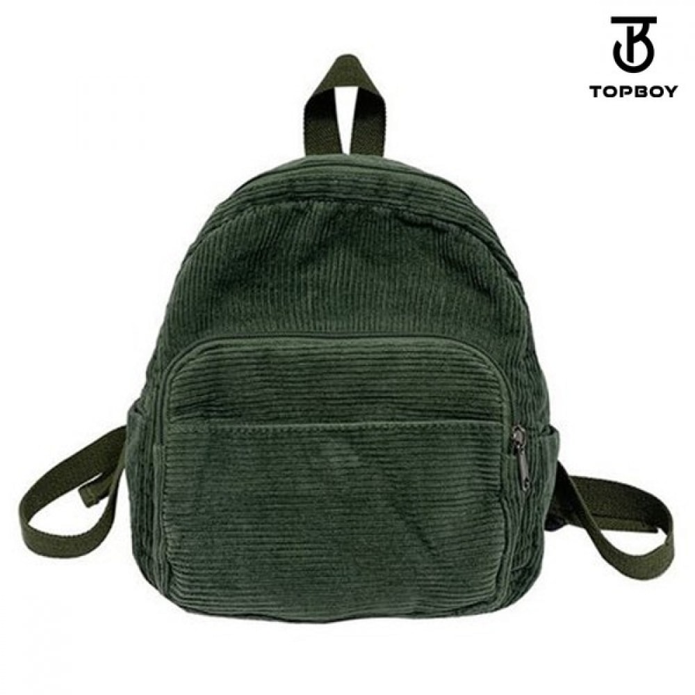 (TOPBOY) ダフネコーデュロイポケットバックパック (BG025)
