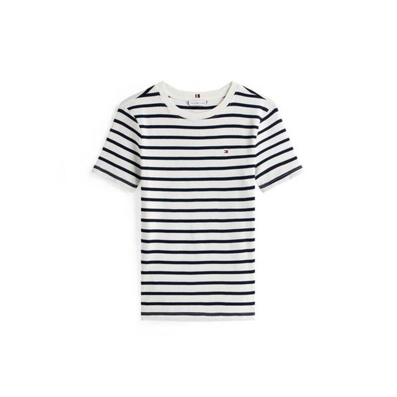 Tommy Hilfiger TOMMY HILFIGER 슬림 크루넥 티셔츠 (T22G1TTO050WT103L) T22G1TTO050WT103L 186744 1787324 T22G1T
