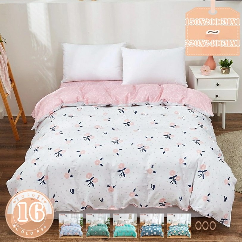 花柄 掛け布団カバー シングル 綿100 洗える 布団カバー セミダブル 単品売り 敷ふとんカバー ダブル 洗い替え オールシーズン適用 防ダニ ビーチスキン 肌触りいい かけ布団カバー おしゃれ イ