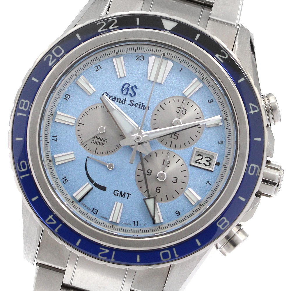 セイコー SEIKO 9R96-0AT0/SBGC261 グランドセイコー エボリューション9 GMT スプリングドライブ メンズ 極美品 箱・保証書付き_903421【中古】