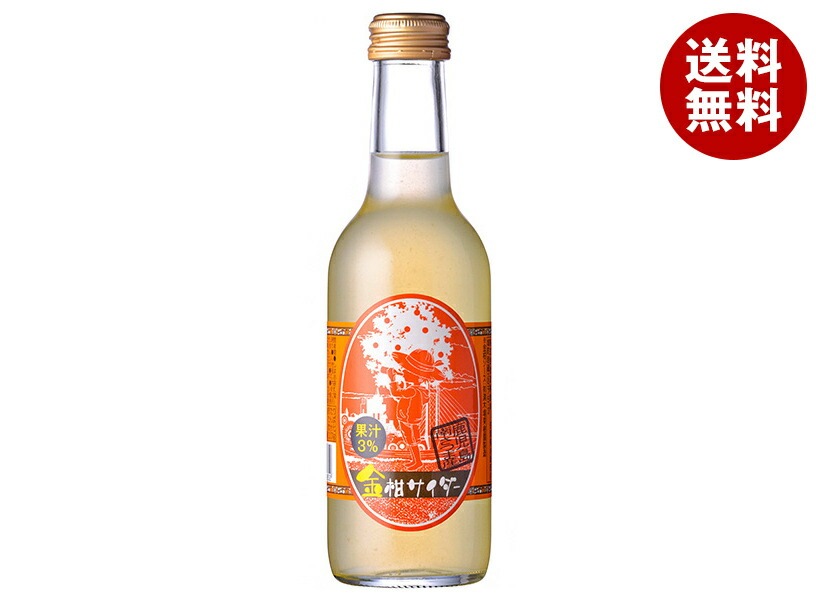 薩摩酒造 金柑サイダー 245ml瓶＊24本入＊(2ケース)