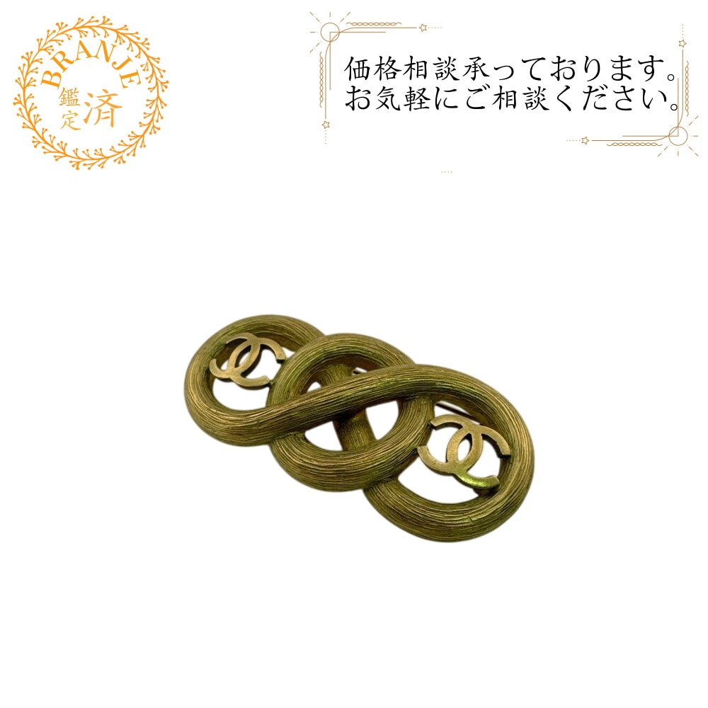 95C ココマーク ブローチ ピン ヴィンテージ 1995 クルーズコレクション インフィニティ GP ブローチ ゴールド