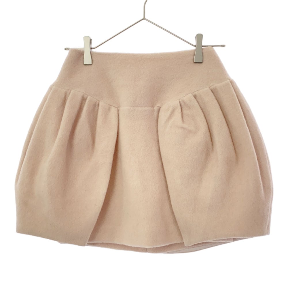未使用 日本製 ウールブレンド バルーン ミニスカート ピンク タグ付き FFSD12569 レディース 5,863円