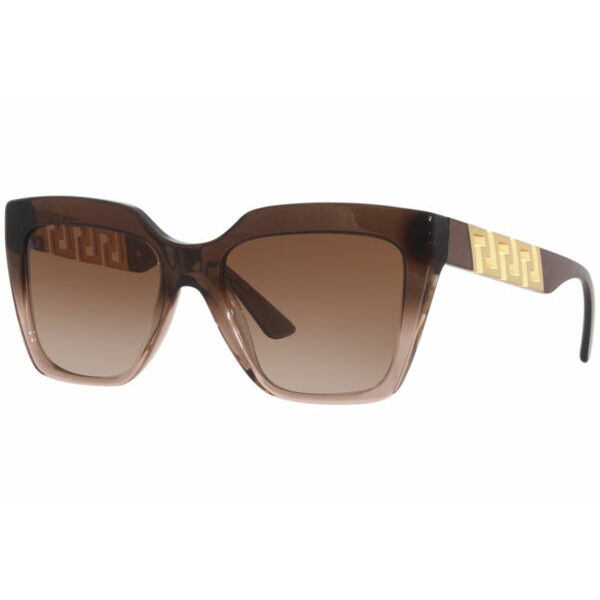 サングラス VERSACEVE4418 533213 Sunglasses Womens Brown-Clear Gradient Beige/Brown 56mm