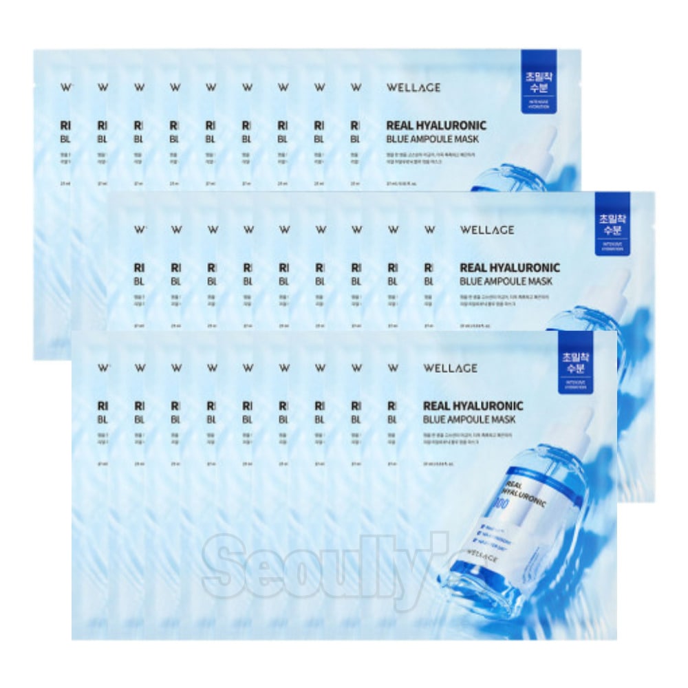 リアル ヒアルロニック ブルーアンプル パック, 30枚
