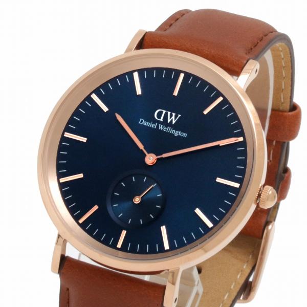 ダニエルウェリントン DANIEL WELLINGTON Classic Multi-Eye St Mawes Arctic Rose Gold DW00100708 腕時計 メンズ ブルー クオーツ