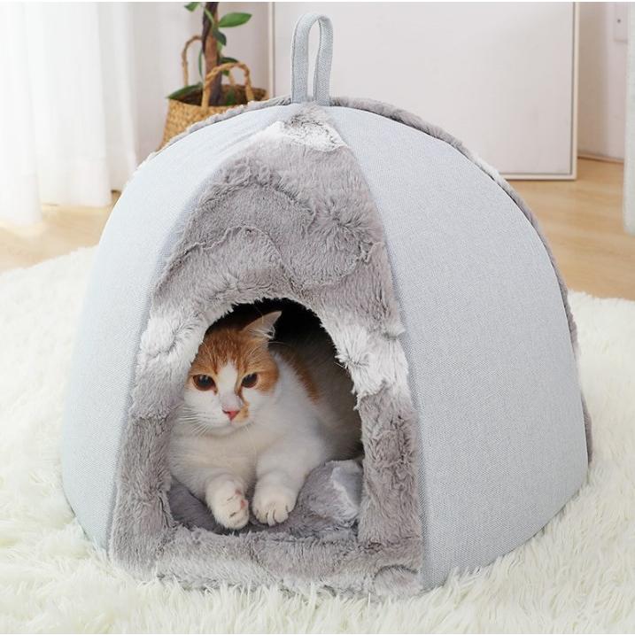 緊急SALE!!!2枚1OO円OFF！猫ハウス ペット ベッド　ベッド 小型犬 ふわふわ 柔らかい クッション ぐっすり眠れる シンプル 6,374円