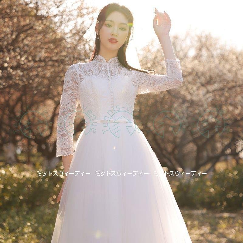 ウェディングドレス 花嫁 二次会 ウエディングドレス 結婚式 前撮り 披露宴 リゾート マキシ丈ドレ