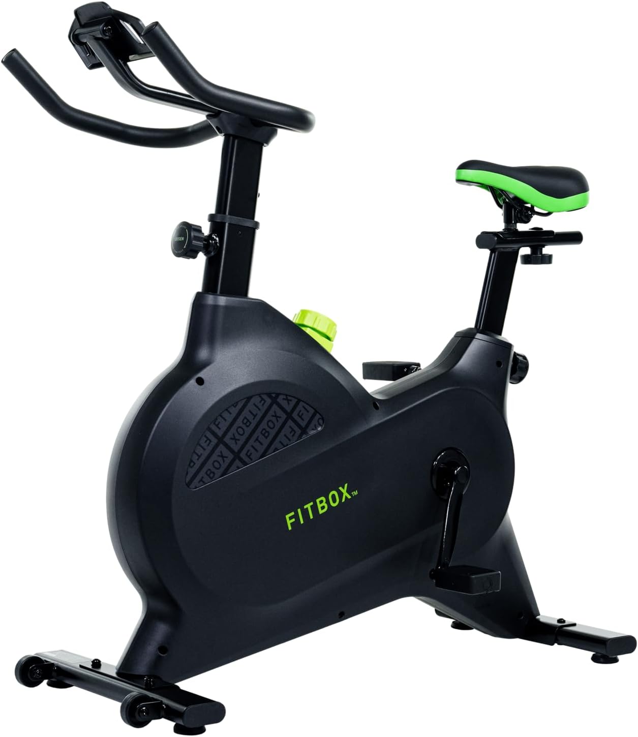 FITBOX トレーニングバイク フィットネスバイク エアロバイク スピンバイク 静音 ダイエット器具 組み立て簡単 トレーニング