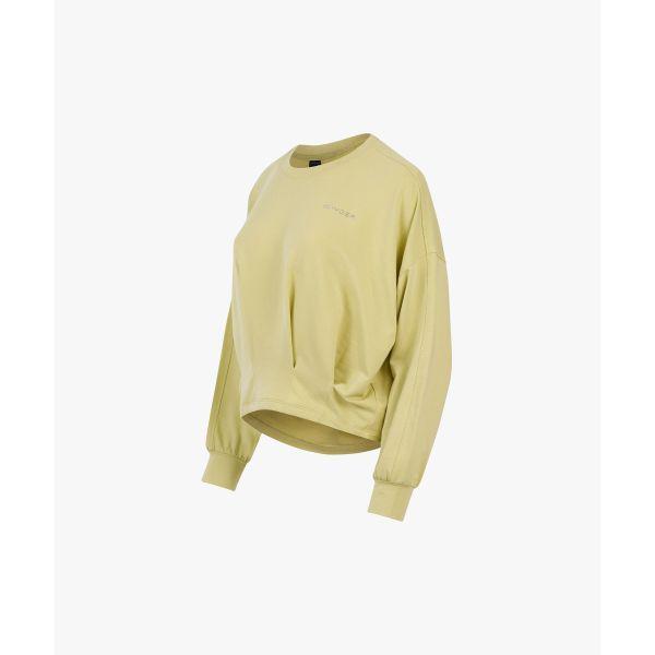 ウィメンズ モーダル ルーズフィット ピンタック Tシャツ SPJFCNRL353WLGN 660073