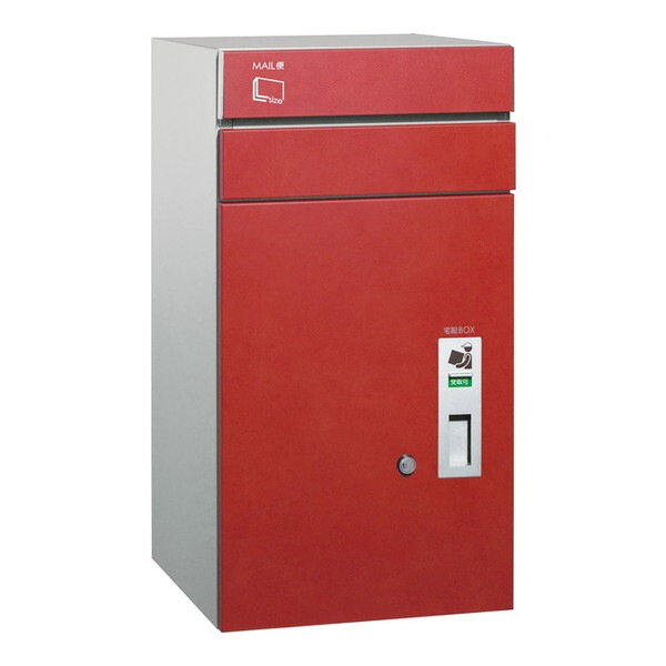 ユニソン 323141240 コルディア100 ポスト有り 左開きタイプ 前出し レザーレッド メーカー直送