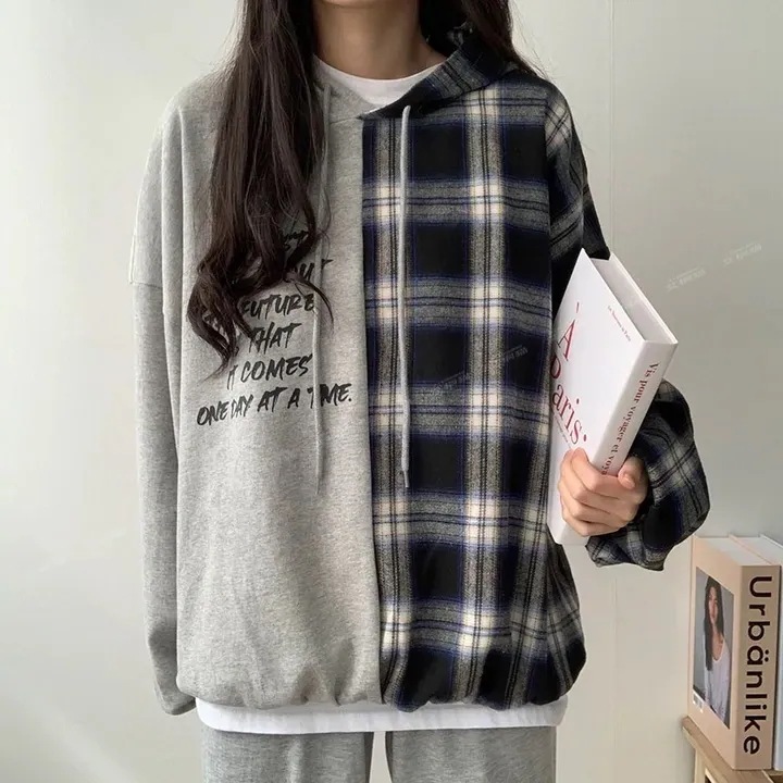 ワンピースフィッティング衛衣レディース新作女性ゆったりギャザーオーバーオーバーサイズ薄手トップス
