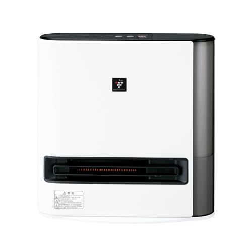 シャープ 加湿 セラミックヒーター HX-SK12-W 足元ロング温風 プラズマクラスター フィルタ