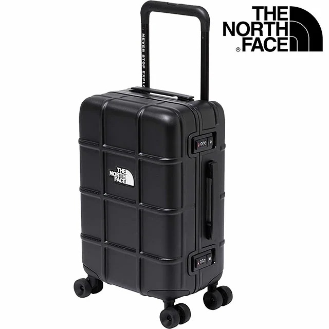 スーツケース オールウェザー4ウィーラー22インチ [NM32367-K] メンズ・レディース TNF アウトドア ハードケース キャリーバッグ 出張 旅行カバン ブラック