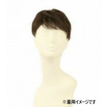 プリシラ 男性用5分ウィッグ レイヤーショート 耐熱 ダークブラウン GB-22-TDB