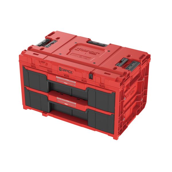 QBRICK キューブリック QS1 ツールボックス 2段 赤 SKRQONED2CZEPG003 工具 作業工具 道具 ツール DIY