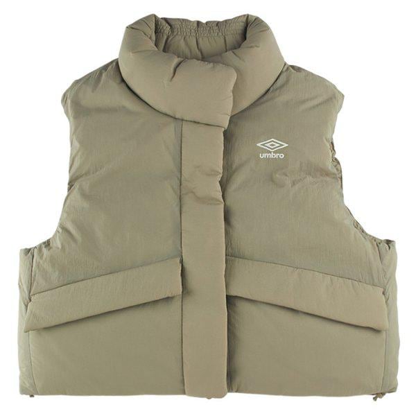 ウーマンズ コージー クロップ パディング ベスト UP422CDVN3 PBE0