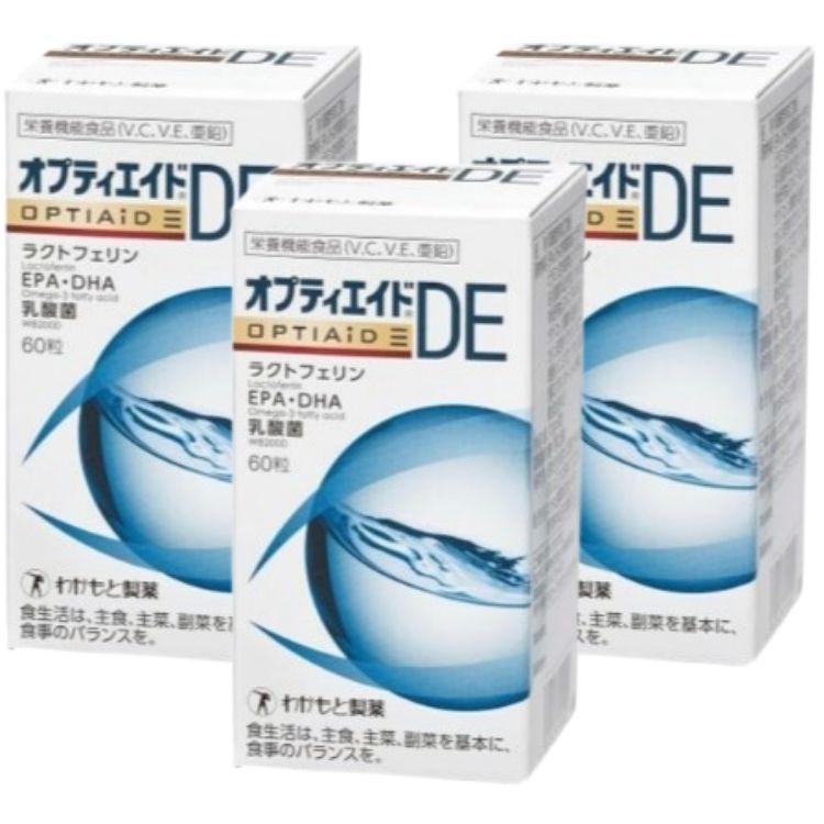 3個セット わかもと製薬 オプティエイドDE 60粒 サプリメント
