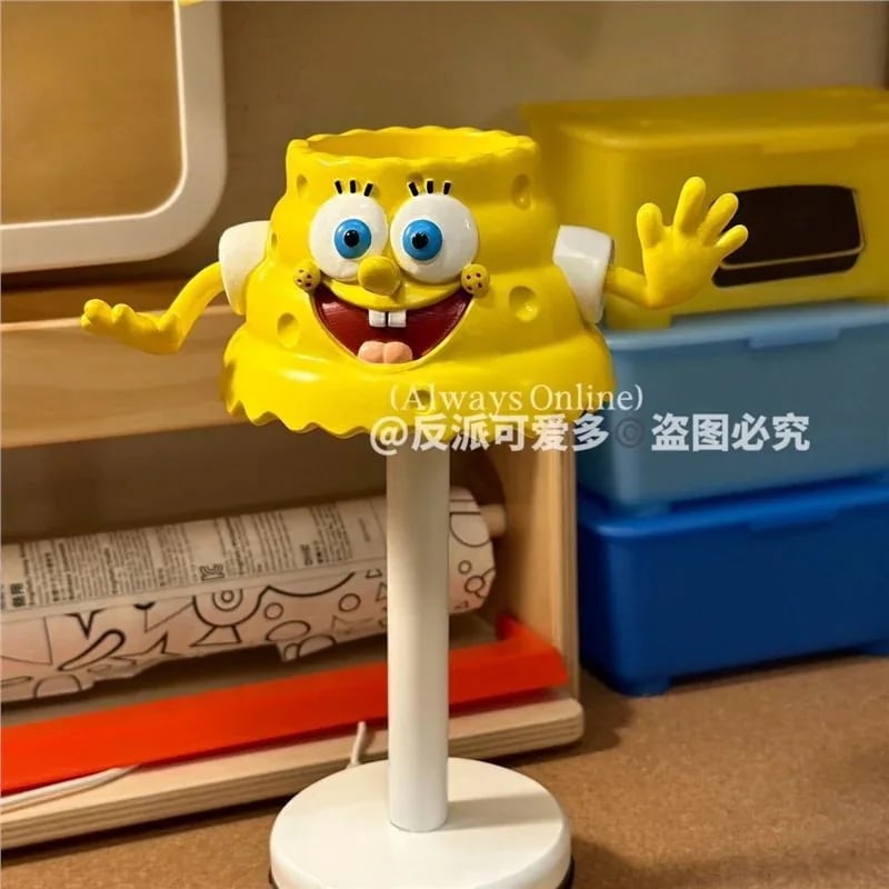 急速出荷!スポンジボブスクエアパンツテーブルランプ漫画ナイトライトクリエイティブ装飾ジュエリー収納家庭用家具063