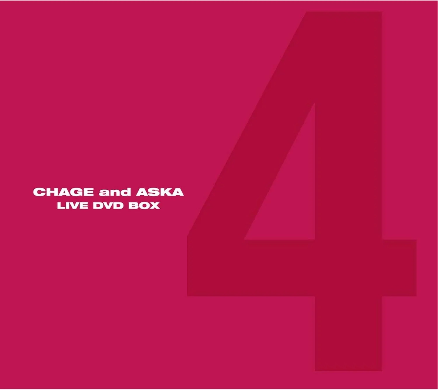 CHAGE and ASKA CHAGE and ASKA LIVE DVD BOX 4