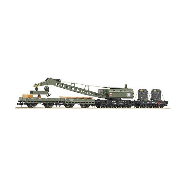 Fleischmann N FL 4er-Set Kranzug Dampfkranw DB III 並行輸入品