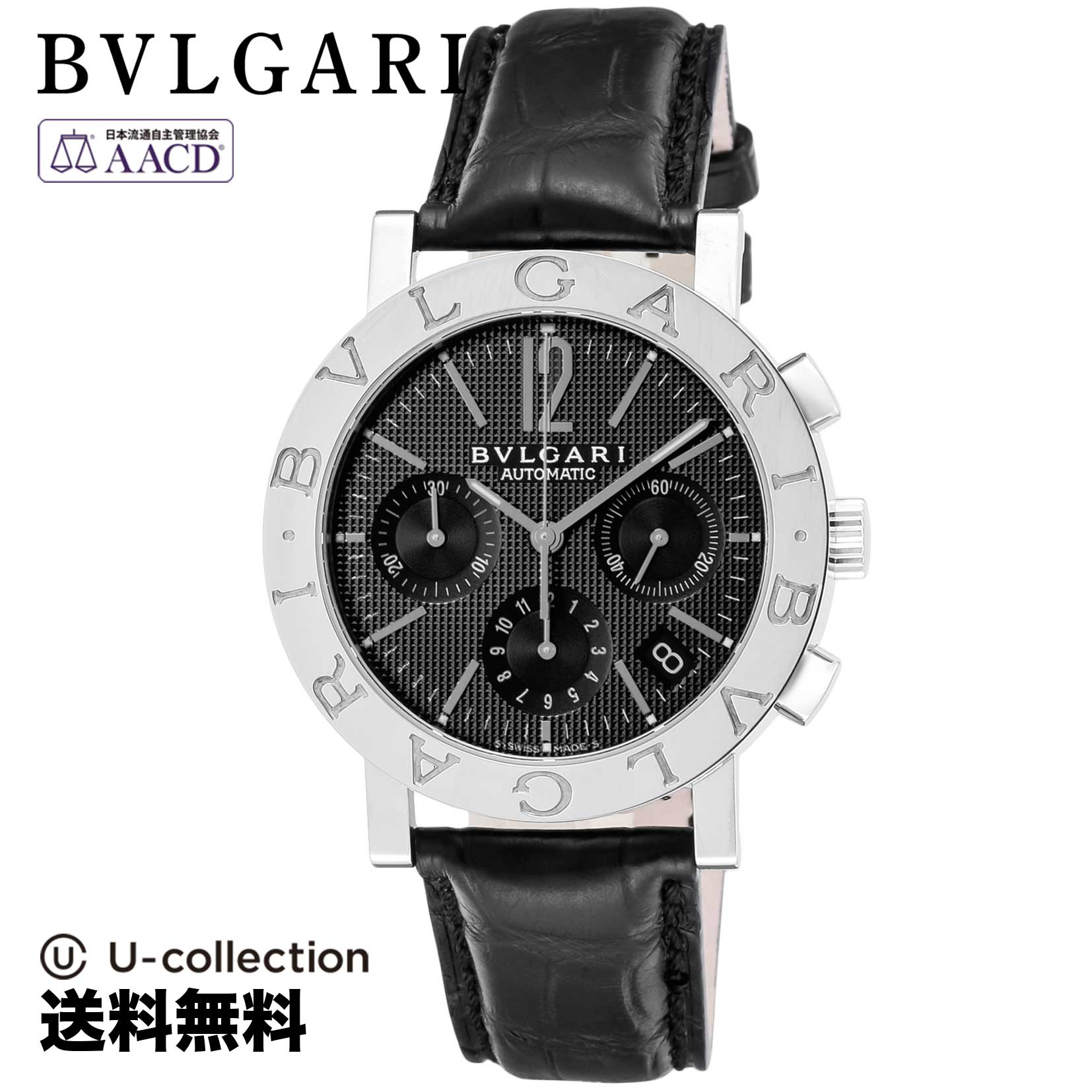 【腕時計】 BVLGARI(ブルガリ) Bvlgari Bvlgari / ブルガリブルガリ メンズ ブラック 自動巻 BB38BSLDCH/N 時計 ブランド