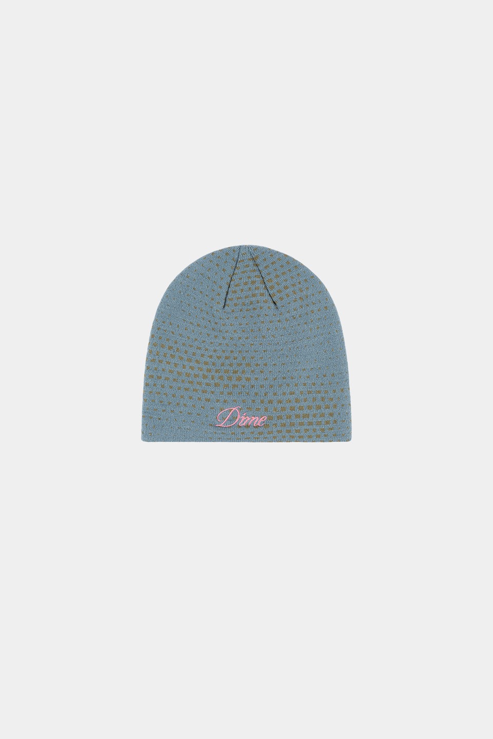 【DIME】 PIXEL SKULLY BEANIE : STONE BLUE