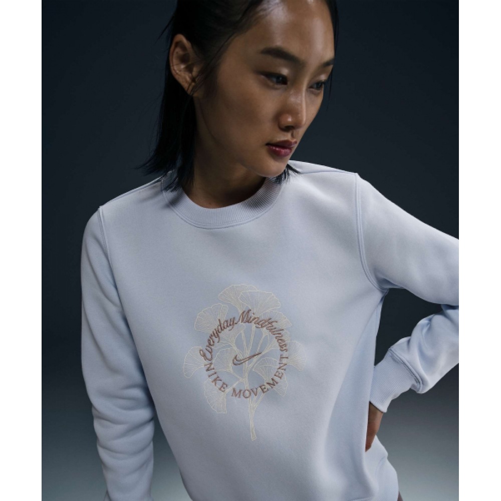 ナイキスポーツウェアフェニックスフリースクルーネックスウェットシャツ W-フットボールグレー:フォッシルストーン/ HV5022-085