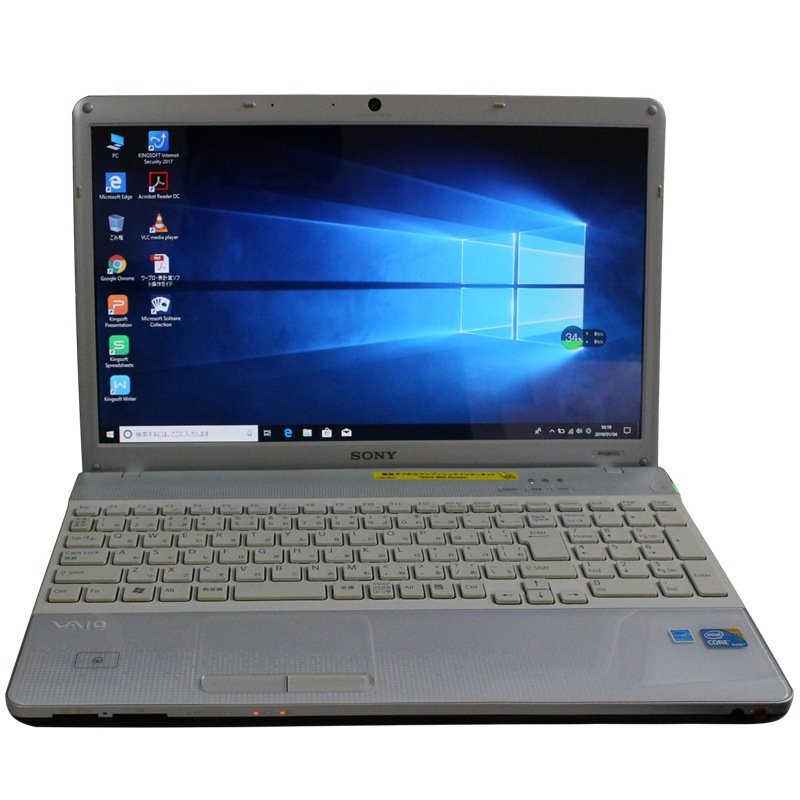 中古品 SONY Vaio VPCEB17FJ/W インテル Core i3 Windows10