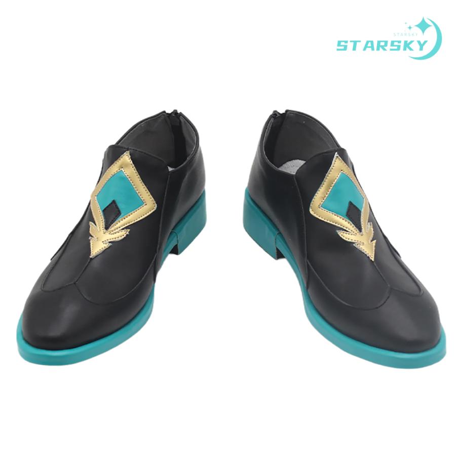 崩壊：スターレイル アベンチュリン 風　コスプレ靴 　シューズ　靴　コスチューム　イベント　ハロウィン