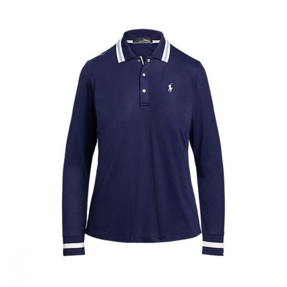 ポロ ゴルフ レディース テーラードフィット ロングスリーブ ポロシャツ WMXGKNINB920060410